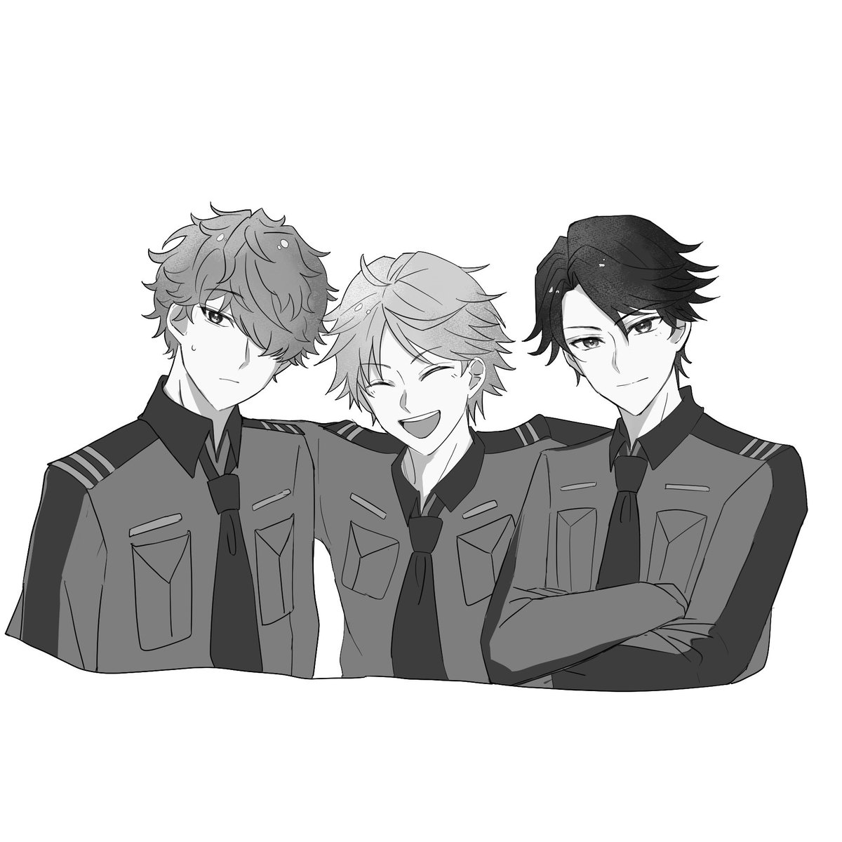 Cakaomame3's tweet photo. #エリオスR_FA 
ミラトリ https://t.co/c0teLhcaSM