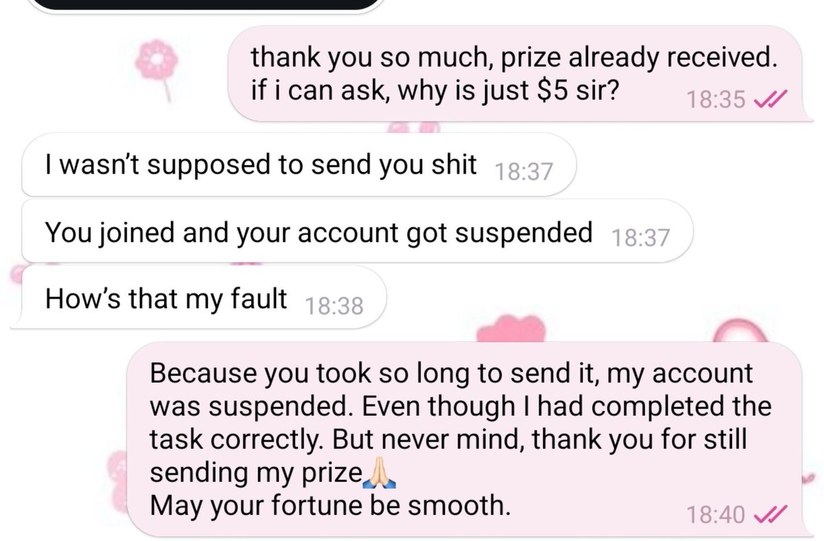 lovtier's tweet photo. emmmm yaudahlah Alhamdulillah, rezekinya segitu aja😃
besok diganti $10000000 https://t.co/QrKqSilJ8a