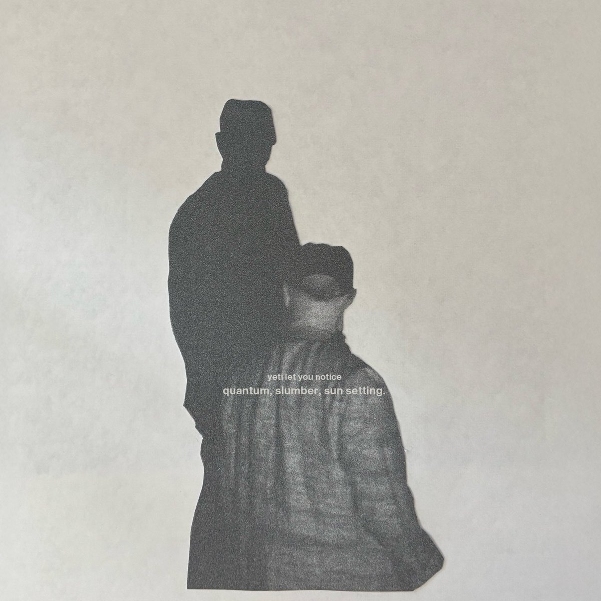 ylyn_TMP's tweet photo. 【 𝐍𝐞𝐰 𝐑𝐞𝐥𝐞𝐚𝐬𝐞 】

yeti let you notice 3rd album
『 量子、微睡、影送り。』

本日より各種サブスクリプション・ダウンロードサービスで配信開始いたしました。
ぜひお聴きください。

Pre-Add / Pre-Save
https://t.co/0b2rT3ckYp

Oaiko Web Shop
https://t.co/xi1ZKwMNhd

#yetiletyounotice
