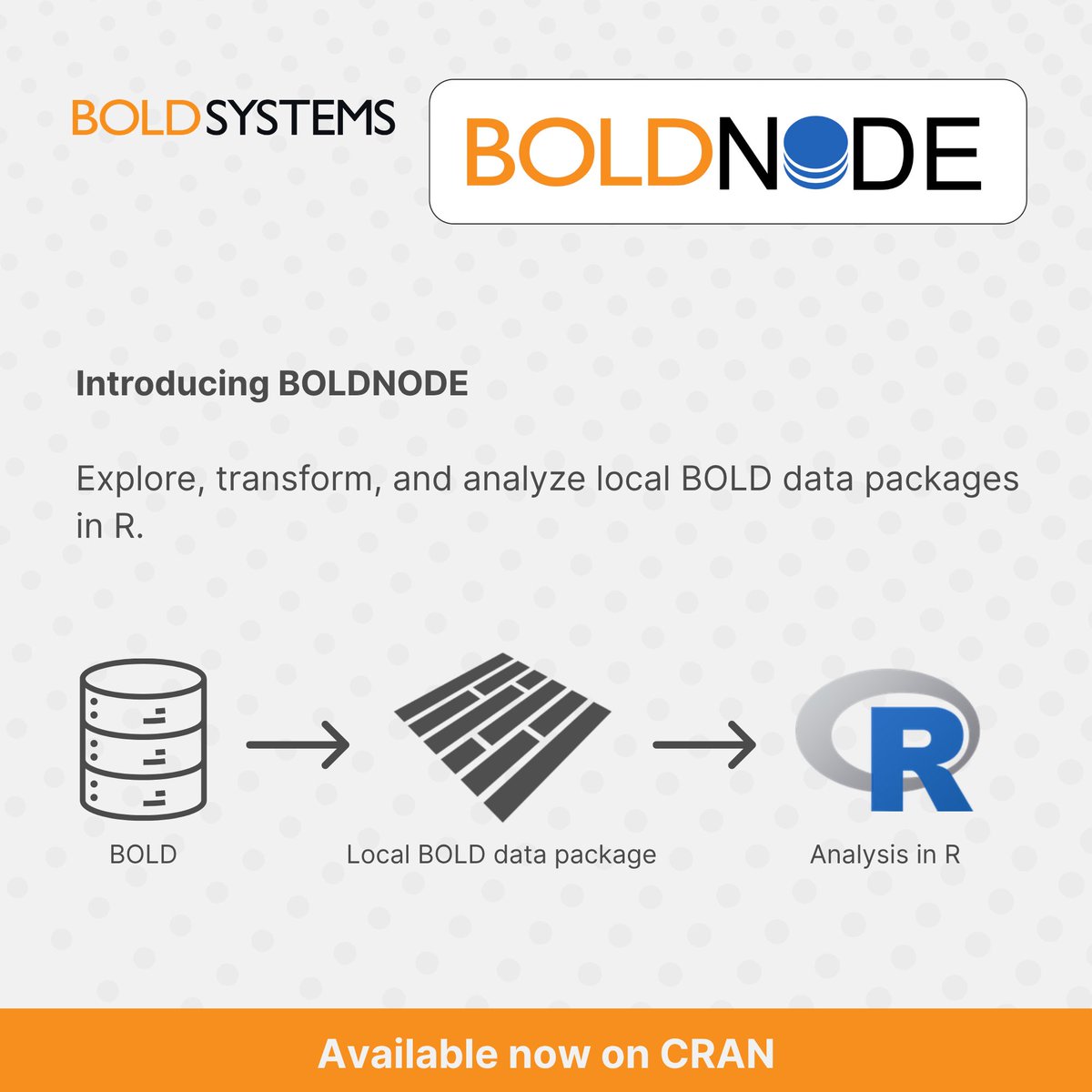CBG_UofG's tweet photo. 🎉 BOLDNODE is a new R package from BOLD Systems now available on CRAN!
Learn more: https://t.co/HrM0Rjz1L3
#Parquet #RStats #OpenSource #DNAbarcoding #ResearchInnovation https://t.co/8tIxrBkrFN
