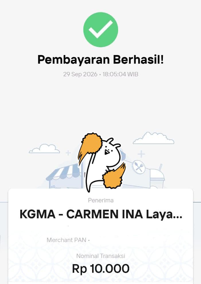 crmnsya_'s tweet photo. nabung donasi hari ini buat #Carmen
mulai dari 2000 5000 10.000, berapapun tiap hari, berarti banget. setor ke sini:
🔗https://t.co/apCW09T68P

drop vote jg nih. 1 2 3 vote, oke. bayangin ada 1000 orang ikut, bisa dapat 1000+ vote

yuk ikutan jg‼️

#카르멘 #DukungCarmen2026KGMA https://t.co/WsRVcfejsx