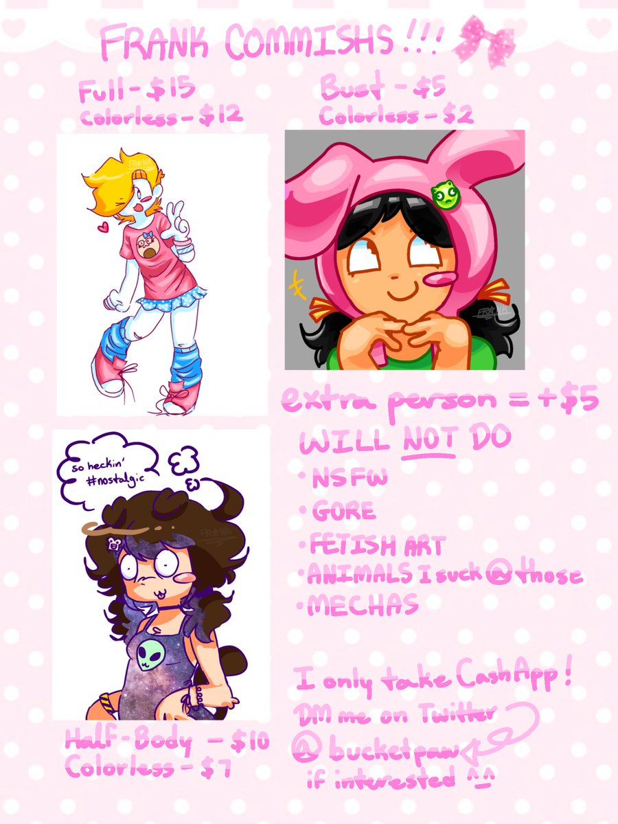 bucketpaw's tweet photo. 🍰🍮🍬🎀

HAI my commissions r Officially OPEN!! This is my first time doing this so I apologize if I'm a bit Awkward but Yayyy woohoo

🎀🍬🍮🍰 https://t.co/yqIEx0TmRA
