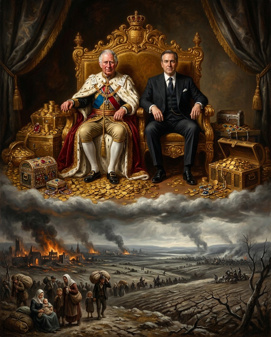 britiamerican's tweet photo. @afshinrattansi Trump, Xi, Putin and other leaders are ending 250 years of City f London banker/monarchy corruption at last. https://t.co/5RlLTCizOn