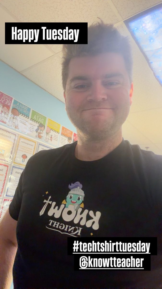 MrPowell20's tweet photo. Happy Tuesday! It’s #techtshirttuesday @KnowtTeam https://t.co/tIB7cWCWyq