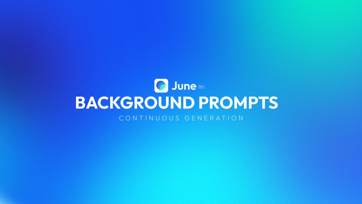 askjuneai's tweet photo. Background Prompts

Responses generate even when you leave the chat!

Chat here: https://t.co/3t1yusIOsv https://t.co/zSwqnPQBg6