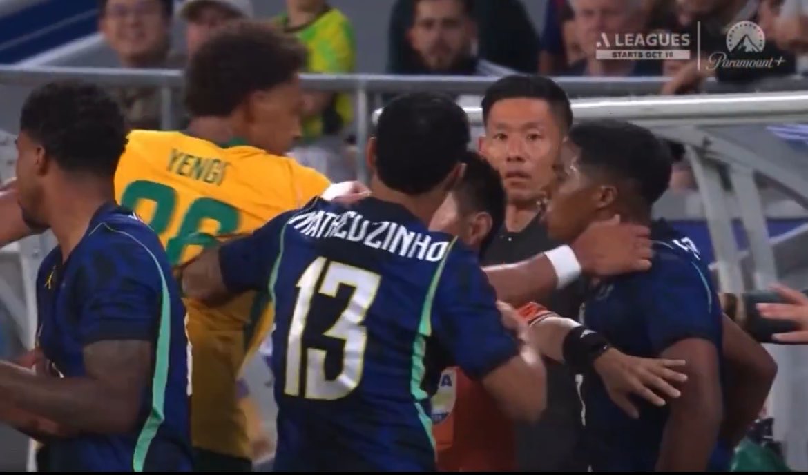 geladeiratrikas's tweet photo. “Estava nos planos de Deus. Sou grato por esse tapa, pois até a mão que me agride é instrumento do Senhor.”

🎙️| Endrick, sobre a confusão no jogo contra a Australia https://t.co/ACMfbIOwFA