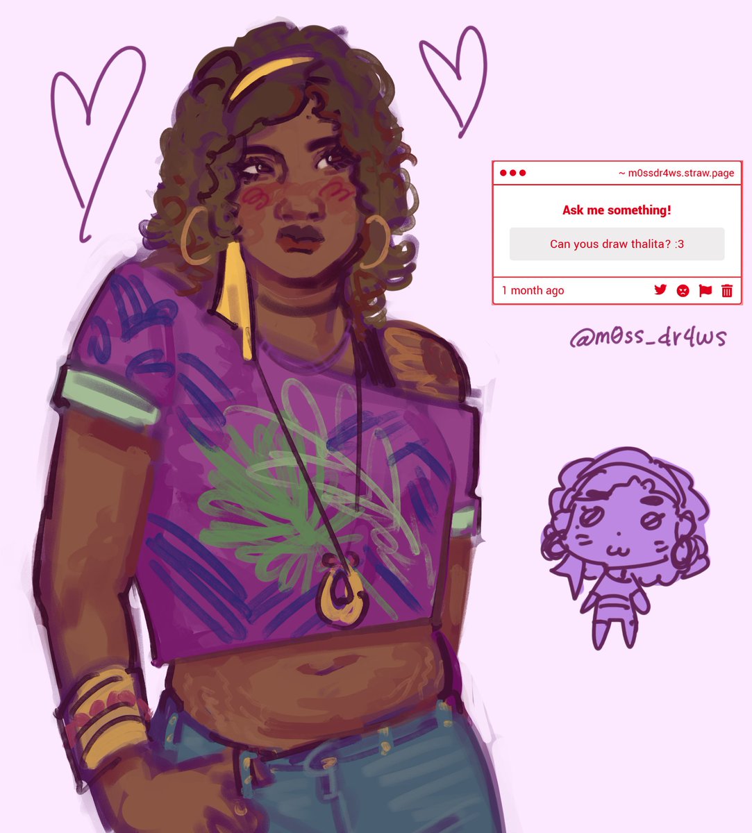 m0ss_dr4ws's tweet photo. doodle of a real cutiepie #thalitalyra #dbdfanart https://t.co/GzAym0BiHe