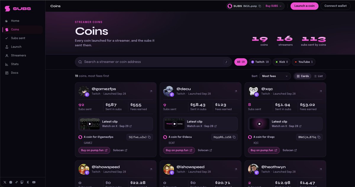 getsubstv's tweet photo. We hear you guys in the comments, and we will continue improving the product and experience for both traders &amp; streamers as we keep going. 

Coin page has been optimized and revamped. https://t.co/hUW1kPwNI5