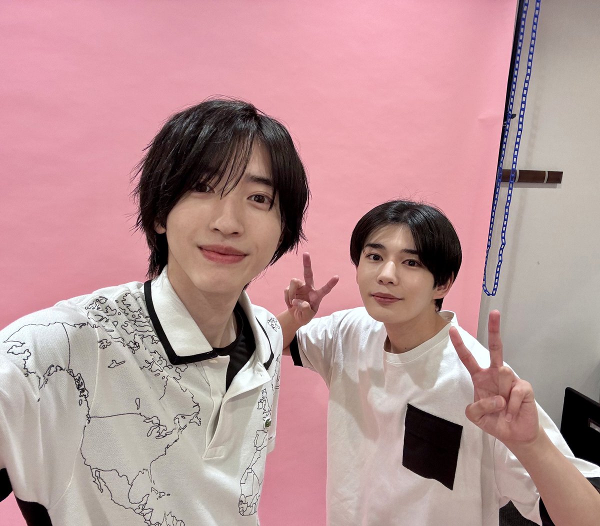 update_danshi's tweet photo. 土曜ごご3時30分
『なにわ男子の逆転男子』
⚡️⚡️⚡️⚡️⚡️⚡️⚡️

道枝駿佑&amp;長尾謙杜
ほのぼの めちゃカワ2S📸

🔻前回OA無料見逃し配信中🔻
https://t.co/nR3TeQkwwH

#逆転男子
#なにわ男子
#道枝駿佑
#長尾謙杜 https://t.co/eTyS7R9Ham