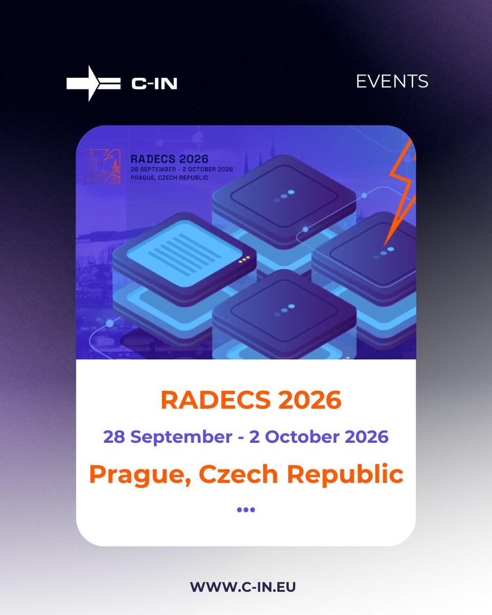 cin_eu's tweet photo. We wrapped up a fantastic #ESCP2026 on Friday, September 25th, finished teardown on Saturday, and our #RADECS2026 team stepped in first thing Sunday morning. For the first time in C-IN history, we’re hosting two major back-to-back events right here at the Prague Congress Centre! https://t.co/Hdh3ES7PNj