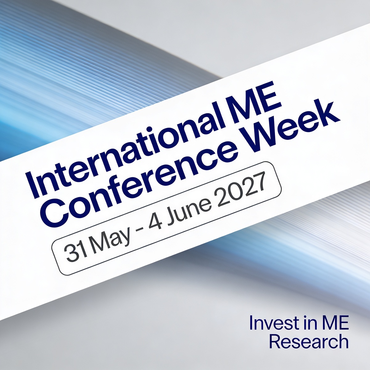 Invest_in_ME's tweet photo. Next International ME Conference Week 2027 https://t.co/mIrl5qsGud
#mecfs #research #IIMEC19 #BRMEC16 @YoungEmerg @euromeresearch @EUROMEALL https://t.co/g2Zr87vJS5