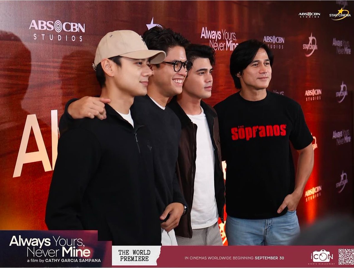 rivernation96's tweet photo. May mga pogi! 🤩🤩🤩
Happy ako na lagi mo sila kasama Riv! :) may niluluto ba? Haha.
#RiverJoseph #KyleEcharri #InigoPascual #PioloPascual
#AlwaysYoursNeverMine
#AlwaysYoursNeverMineWorldPremiere https://t.co/0njEzb7mEJ