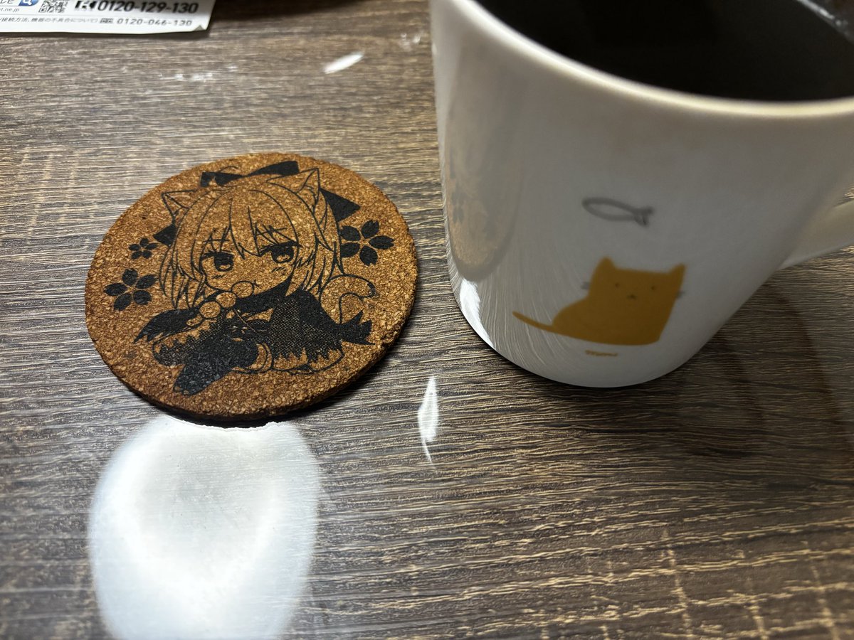 KND1KHandVGP's tweet photo. 友達から貰ったコースター何年も使いすぎてる https://t.co/5nmvPTrtGH