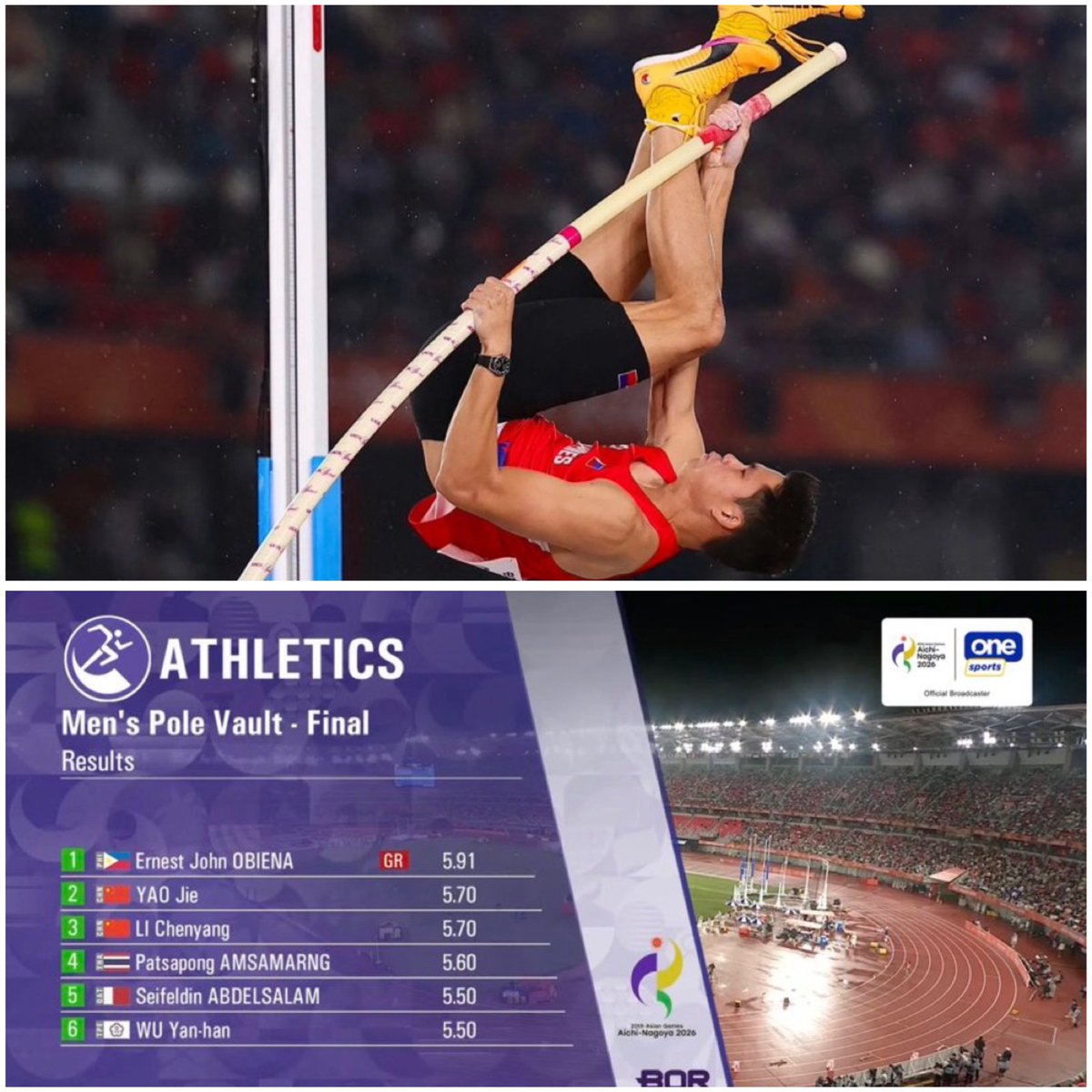 lilyganados's tweet photo. Social distancing!!! Congrats ej! Back to back asian games  gold medalist!! https://t.co/zAqpBwP0Mi