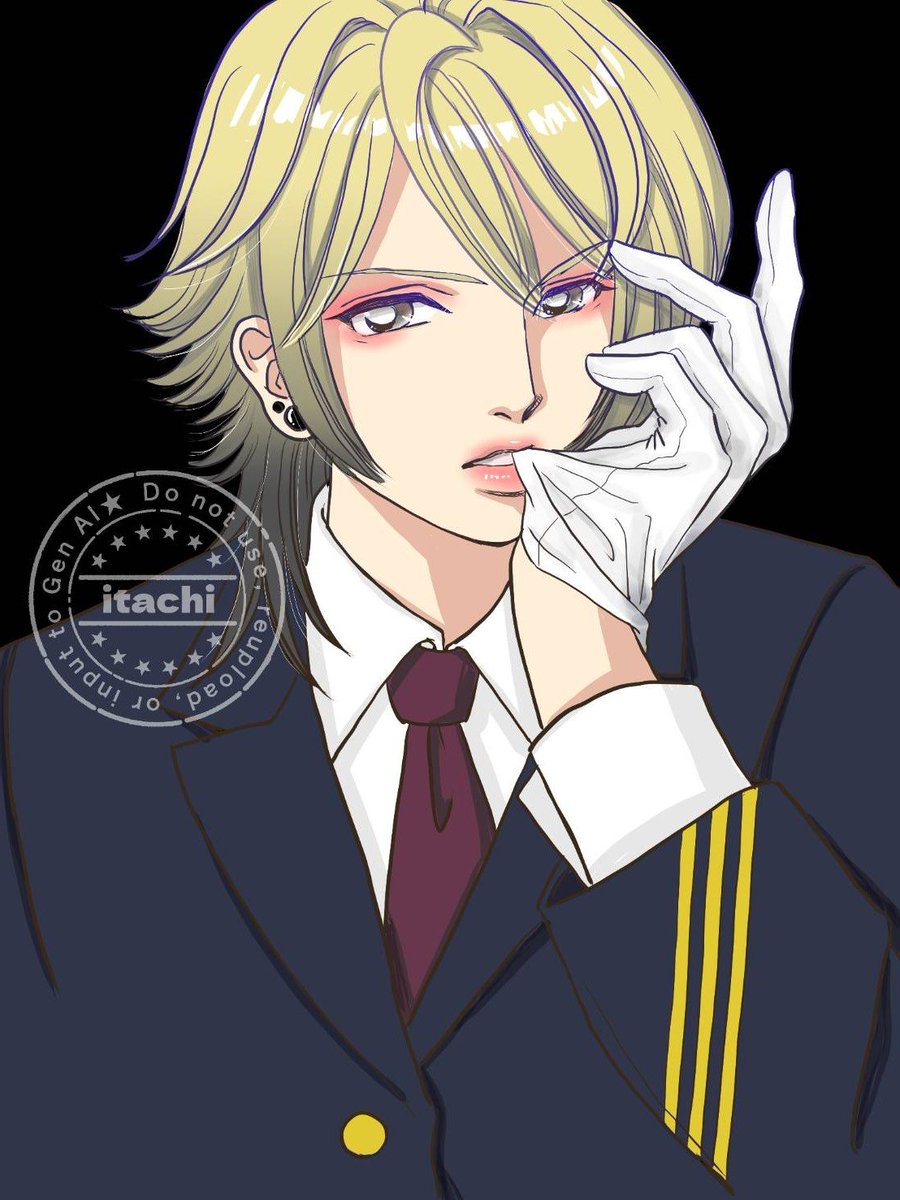 pocoapo58004437's tweet photo. 1日遅いけど描けた〜✍️
今日仕事終わってからでなんとか出来た！
手袋を口で外す龍ちゃん🐉

少し妖艶な感じを出したかったけどなかなか難しいねー😇

絵師様たち仕事早くてしかも作品も素晴らしくていつもビックリ🤯 https://t.co/XSGepDYwpw