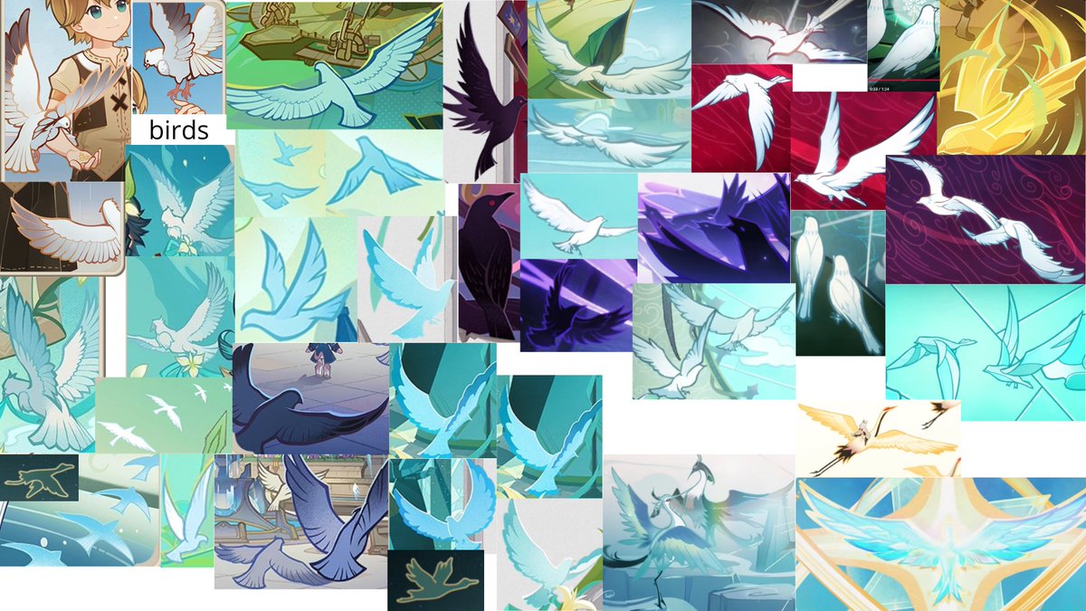 Anilyan13's tweet photo. Idk if anyone is interested in learning the cutscen/TCG artstyle of Genshin, but I compied references

Link is below. I tried to group them, here are examples

#GenshinImpactㅤ https://t.co/DksIL407yk
