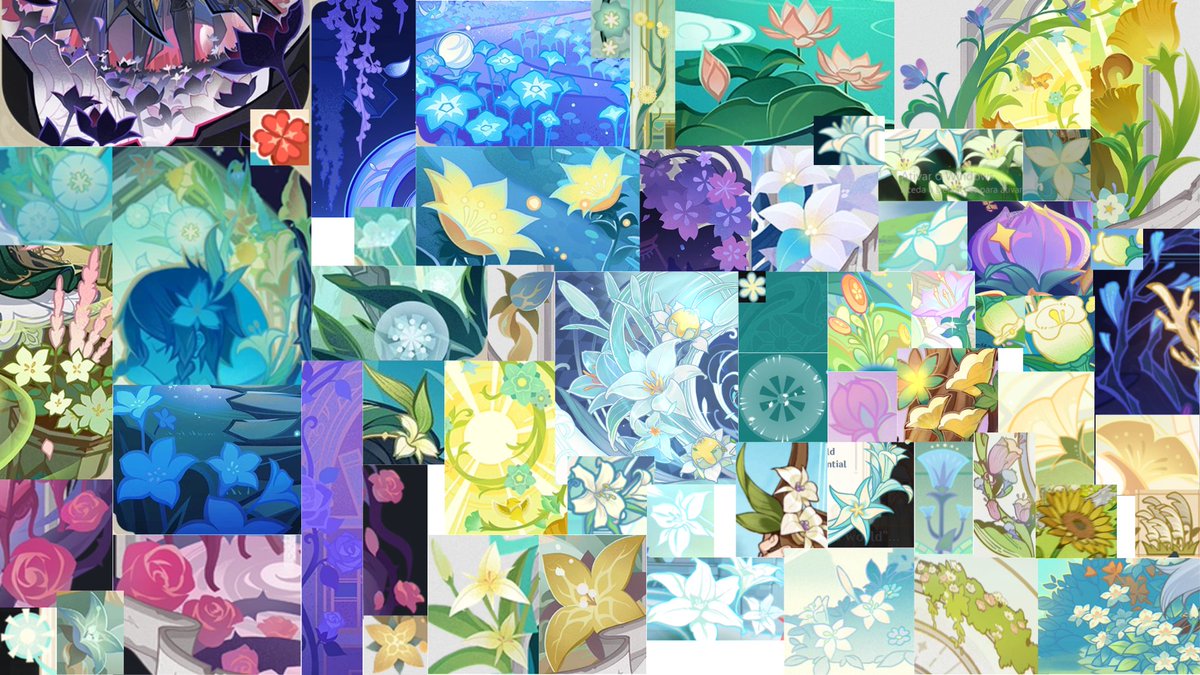 Anilyan13's tweet photo. Idk if anyone is interested in learning the cutscen/TCG artstyle of Genshin, but I compied references

Link is below. I tried to group them, here are examples

#GenshinImpactㅤ https://t.co/DksIL407yk