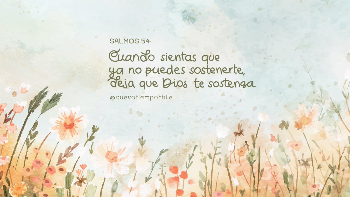 ntchile's tweet photo. Cuando tus fuerzas se acaben, descansa en los brazos de Dios. Él te sostendrá y no te dejará caer. 💙
#RPSP #PrimeroDios #Salmo54

▶️ Mira el capítulo aquí: https://t.co/JBwtVwN7FG https://t.co/kRhbR7ijtF