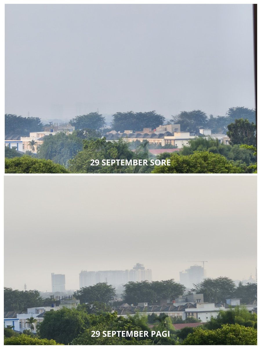 oomakbar's tweet photo. Kabut asap yang kembali menyelimuti di kota Medan 29 September sore ini https://t.co/bWtHnBFuDU