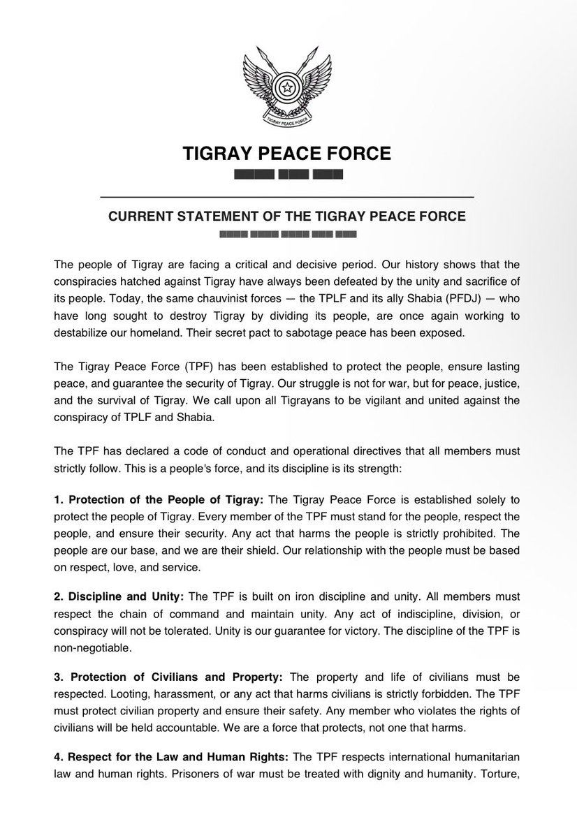 TigrayPeaceF's tweet photo. @Zeate1 Thank you, please feel free to read the English version: https://t.co/9GyOHF3Xdr