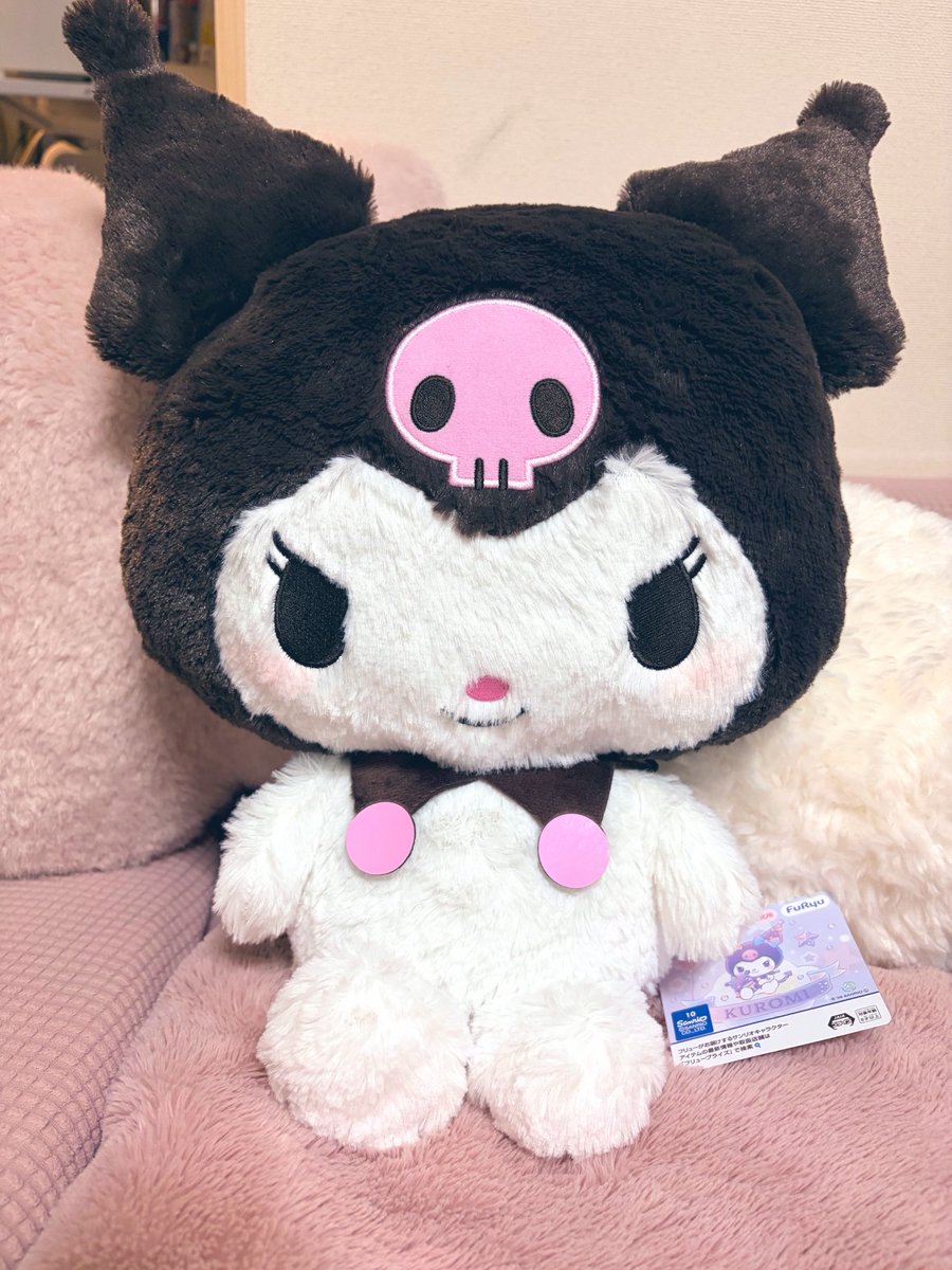 Disney_pink2's tweet photo. クロミちゃんとるのに5千円も使っちゃった🥹

可愛いからいっか！！！🖤💜

#クロミちゃん https://t.co/KhwjqrcnjL