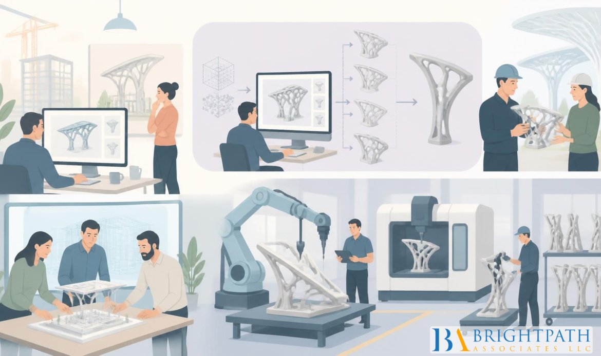BrightPath3's tweet photo. Role of Generative Design in Custom Building Component Production

The #ConstructionIndustry is undergoing a significant transformation as digital technologies reshape how buildings are designed, manufactured, and assembled.

Read More:
https://t.co/tmywgncXXl https://t.co/hwl2h1CVdq