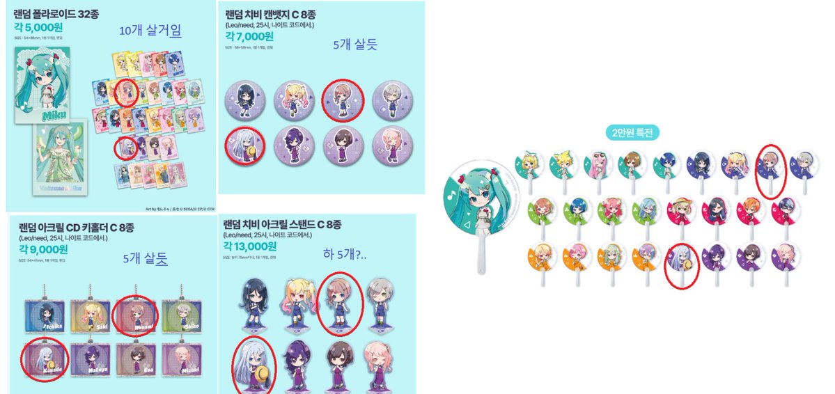 read_roseat's tweet photo. #프세카장터

애니플러스 콜라보카페 10/8 저녁에 방문 예정입니다. 아래의 랜덤 굿즈를 살 예정인데 호나미, 카나데 제외하고 원가 거래 예약 희망자 구합니다. 만약 안 나오면 조금 슬퍼집니다. 같은 라인업에서 대리구매...도 가능할 것 같습니다만 개봉품 중에서 보냅니다. 오픈카톡 연락주세요. https://t.co/wv5oimZ73U