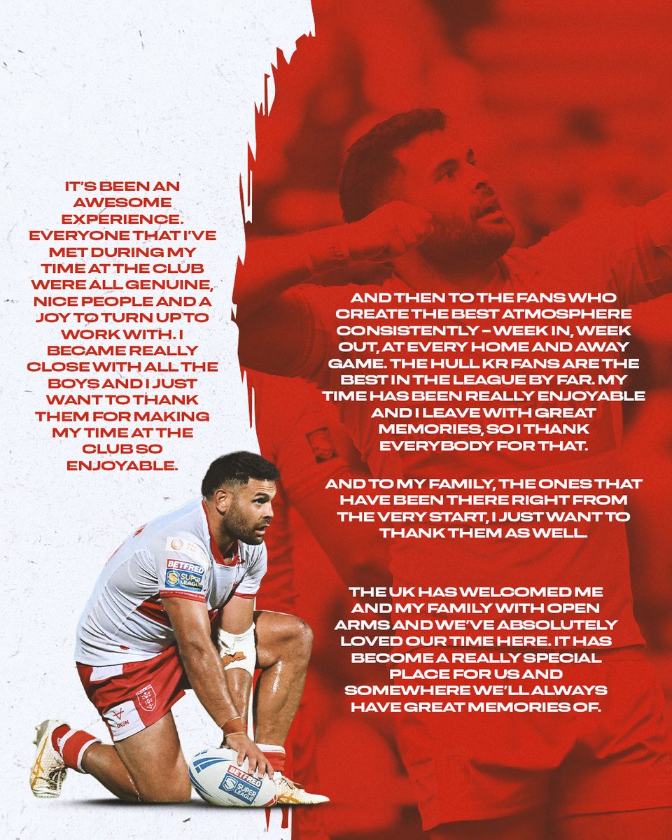 hullkrofficial's tweet photo. Rhyse reflects on his time as a Robin and an incredible career ❤️ 💬

#UpTheRobins🔴⚪️ https://t.co/sR5OYEilgB