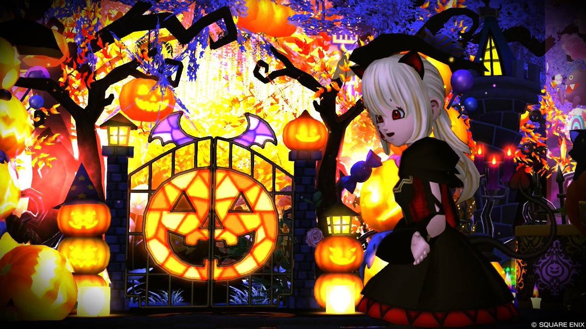 DQX_Tabasa's tweet photo. みなさんこんばんは🌙✨️

昨日の17時頃にて新しくたばスタを
ハロウィン🎃ブースへと改装させて
いただきました💕((o(｡>ω<｡)o))

かぼちゃしか置いてませんがぜひ下見に
来てみてください♪

期間中はいつでもお待ちしてます！！

 #ドラクエ10 #たばスタ #ハロウィン https://t.co/v0E8Gwok6W