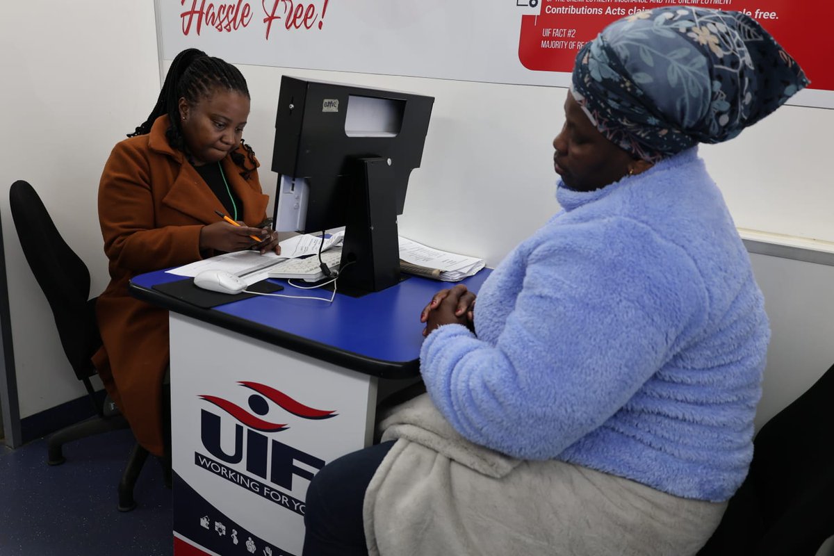 UIFBenefits's tweet photo. The #UIF is today, 29 September 2026, running the second leg of its service delivery drive in Petrus Steyn, Free State where services such as new applications,  assessments of claims, and processing payments are being rendered.

#UIF 
#WorkingForYou
#Yazini
#PublicServiceMonth https://t.co/S5ZkcZDXfs