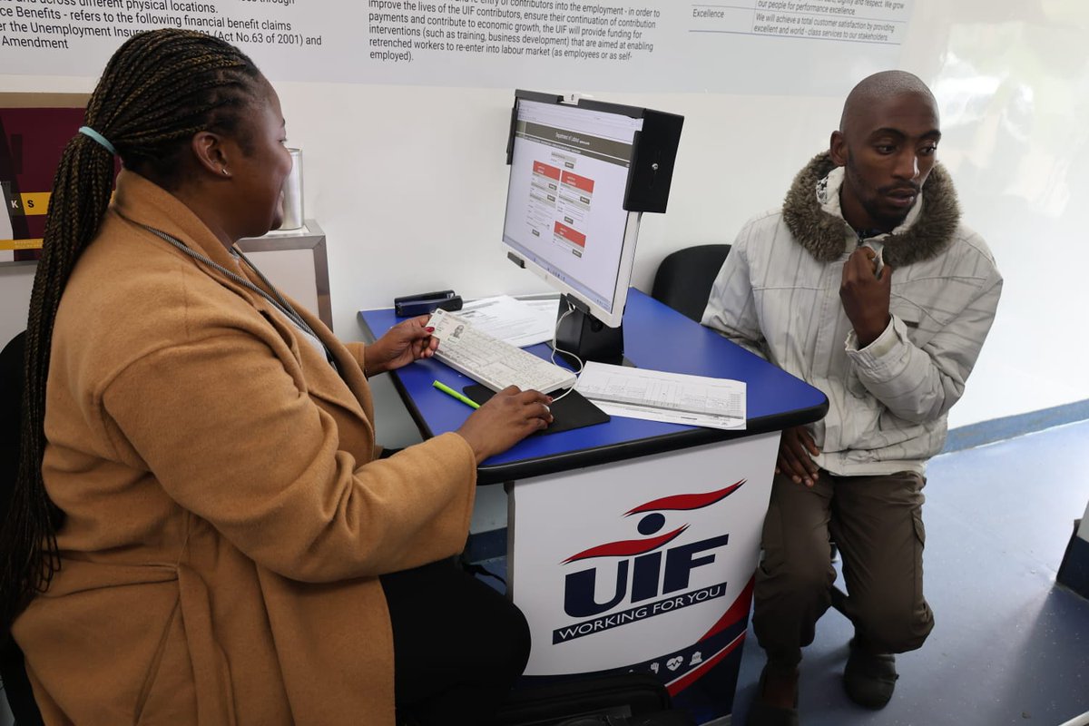 UIFBenefits's tweet photo. The #UIF is today, 29 September 2026, running the second leg of its service delivery drive in Petrus Steyn, Free State where services such as new applications,  assessments of claims, and processing payments are being rendered.

#UIF 
#WorkingForYou
#Yazini
#PublicServiceMonth https://t.co/S5ZkcZDXfs