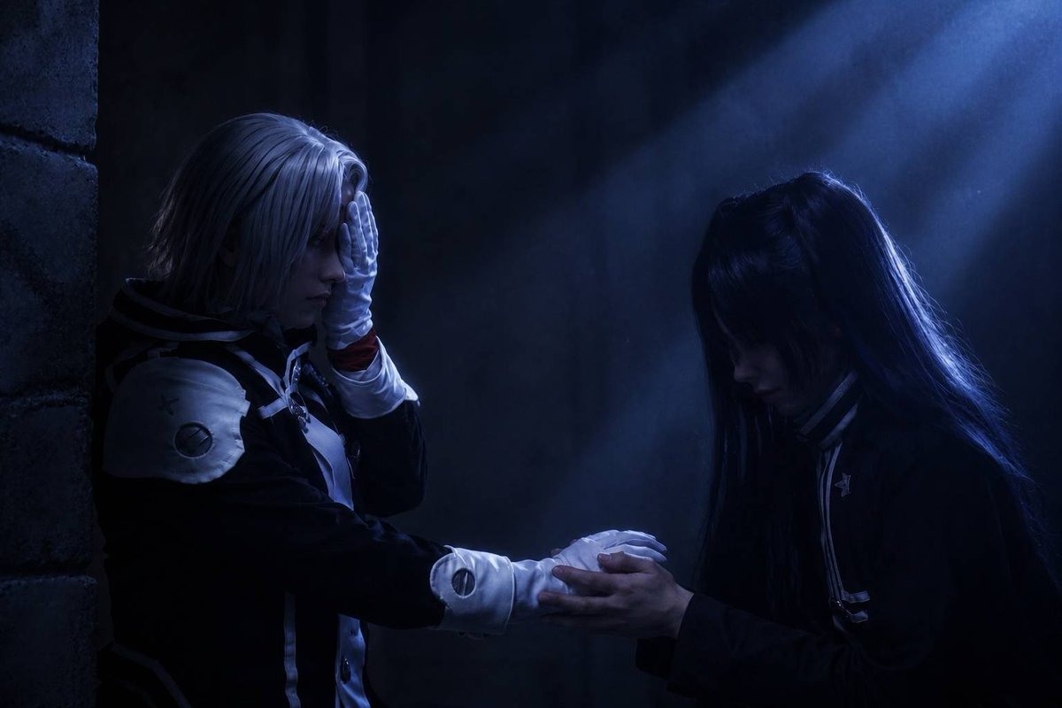s2syoooo's tweet photo. コスプレ/cosplay
∘────────────────
「見られたくないなら見ないから…っ
　　　　　 　闇の中に消えないで…！」

　D.Gray-man
アレン・ウォーカー :@s2syoooo
リナリー・リー :@fu4_h4
　　　　　　────────────────∘
photo @s2syoooo https://t.co/HbClzfaPmC