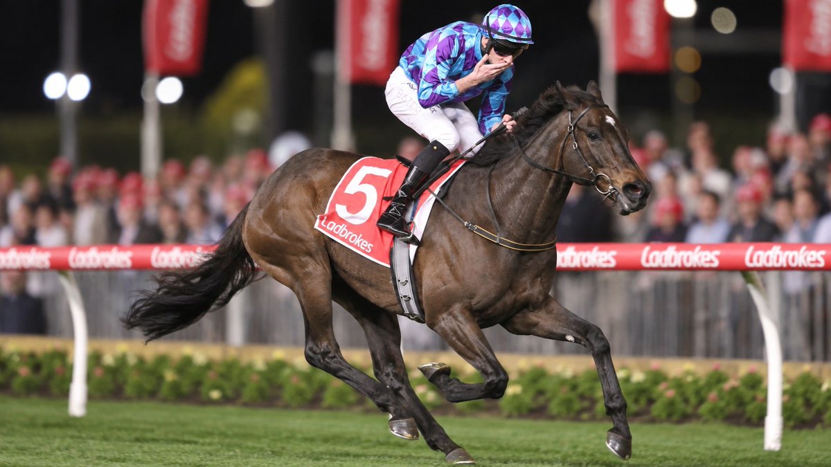 RaceHubNow's tweet photo. Regal Ambition circled them from the 600m after settling last of nine for Michael Dee and beat unbeaten Pretty Baby by a length in the Jim Moloney to take Thousand Guineas favouritism. Pride Of Jenni made it three straight Feehans first-up, with more expected second-up. https://t.co/hxnCPQjCYH