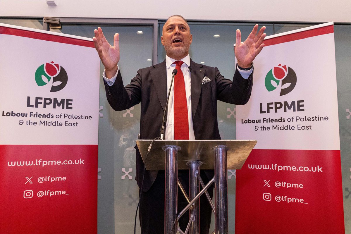 LFPME's tweet photo. Thank you to everyone who joined our LFPME reception.

A historic moment with a Labour Government leading with values in action, and recognising those who have campaigned for peace, justice and freedom for Palestine. 🇬🇧🤝🇵🇸 https://t.co/atHPRQpDfG