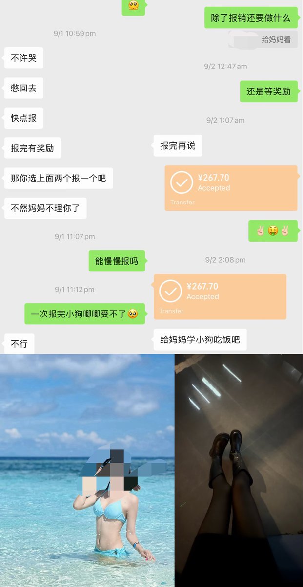 xiaozhulingqian's tweet photo. 本期贡献：527.4
累计贡献：1127.4
大二女生，顶美到处旅游。半素人，不算很会玩但是也不木讷，会一些基础话术，很温柔，会给奖励（给我拍了腿）胃口很大！贡献起码100起步，三次转账就超过了500，小额慎入。有男朋友
#atm奴 #报销奴 #男m #女s #绿帽 #贱畜 #公狗 #贱狗 #上贡 #女大 #调教 #小狗 https://t.co/40M5uXGKCD