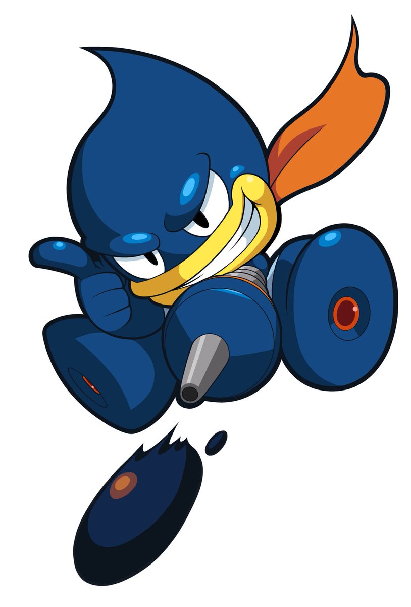 gamevillainsday's tweet photo. The villain of the day is…. Oil Man from the Mega Man series. https://t.co/a4kz3n62Sr