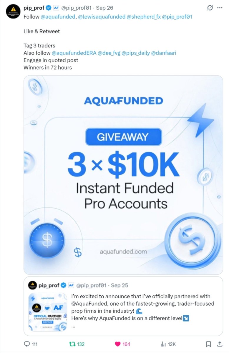 Dinukfdo5's tweet photo. @pip_prof01 @AquaFunded @LewisAquaFunded @shepherd_fx @aquafundedERA @dee_fvg @pips_daily @danfaari I've completed all the required steps, followed the socials, and tagged traders to join. Highly appreciate this awesome giveaway!
@_Ash_Trades_ @TraderDiegoX @DieguitoCharts https://t.co/3wFxMQxKFk