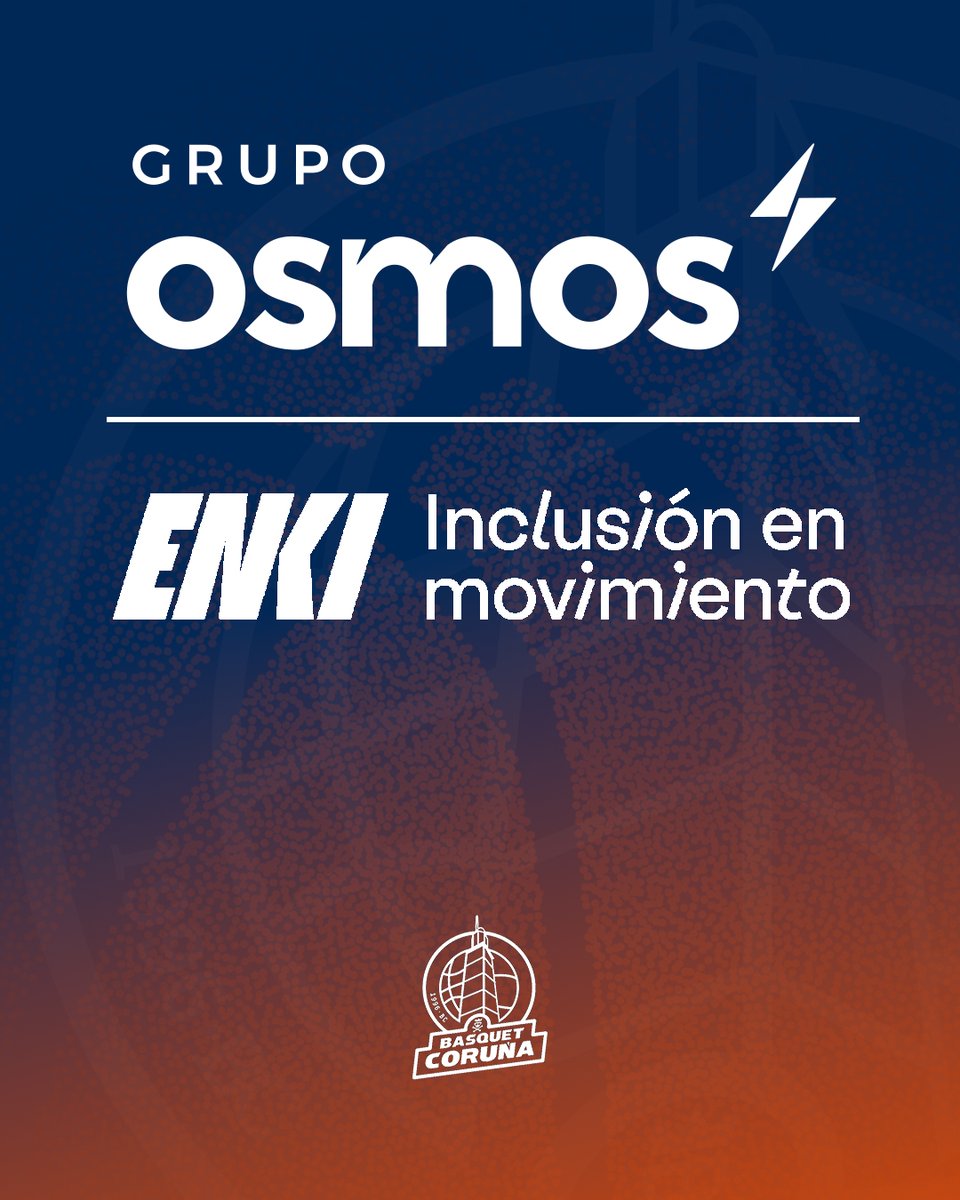 basquetcoruna's tweet photo. 17 Partidos, 17 Causas | Grupo Osmos

Este domingo, primeiro partido da tempada no Coliseum e primeira causa social en colaboración con Grupo Osmos 

O proxecto @enkifundabrente promove a inclusión das persoas con diversidade física, mental ou sensorial, e celebra este sábado 17 de outubro unha nova edición da súa emblemática Carreira!

+ Info 🔗 https://t.co/QdjbBKh6uU