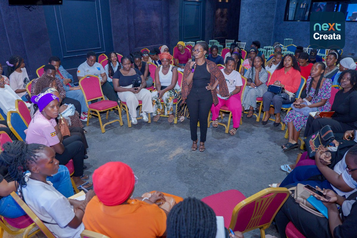 NextCreata's tweet photo. A good brief is only the beginning.

@unbowed_atwiine took Cohort 5 participants through understanding briefs and, most importantly, identifying the key message and uncovering the story worth telling.  

#YoungAfricaWorks #CREATE #NextCreata https://t.co/gyMCiXZkbx