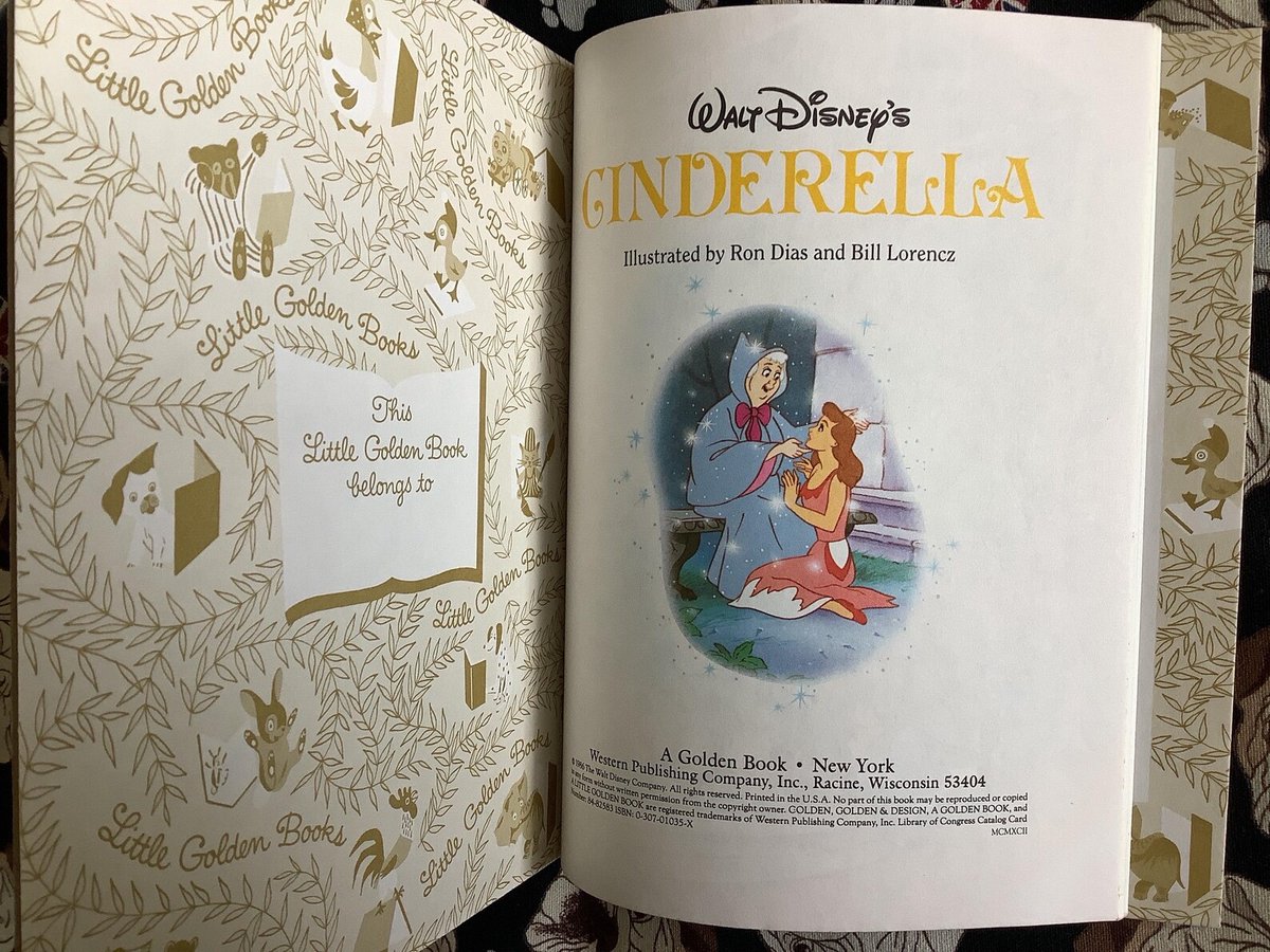 WatsonsVintage's tweet photo. NEW LISTING An ADORABLE #PictureBook #giftidea for a #Cinderella Fan. 1986 Vintage Walt Disney 'Cinderella' a Little Golden Book in Hardback - Picture Book - Nostalgic Birth Year Gift for a Disney Princess Fan https://t.co/exWDkQX2Lr via @Etsy #VintageBooks #WaltDisney #1986Gift https://t.co/McS9fXXPfC