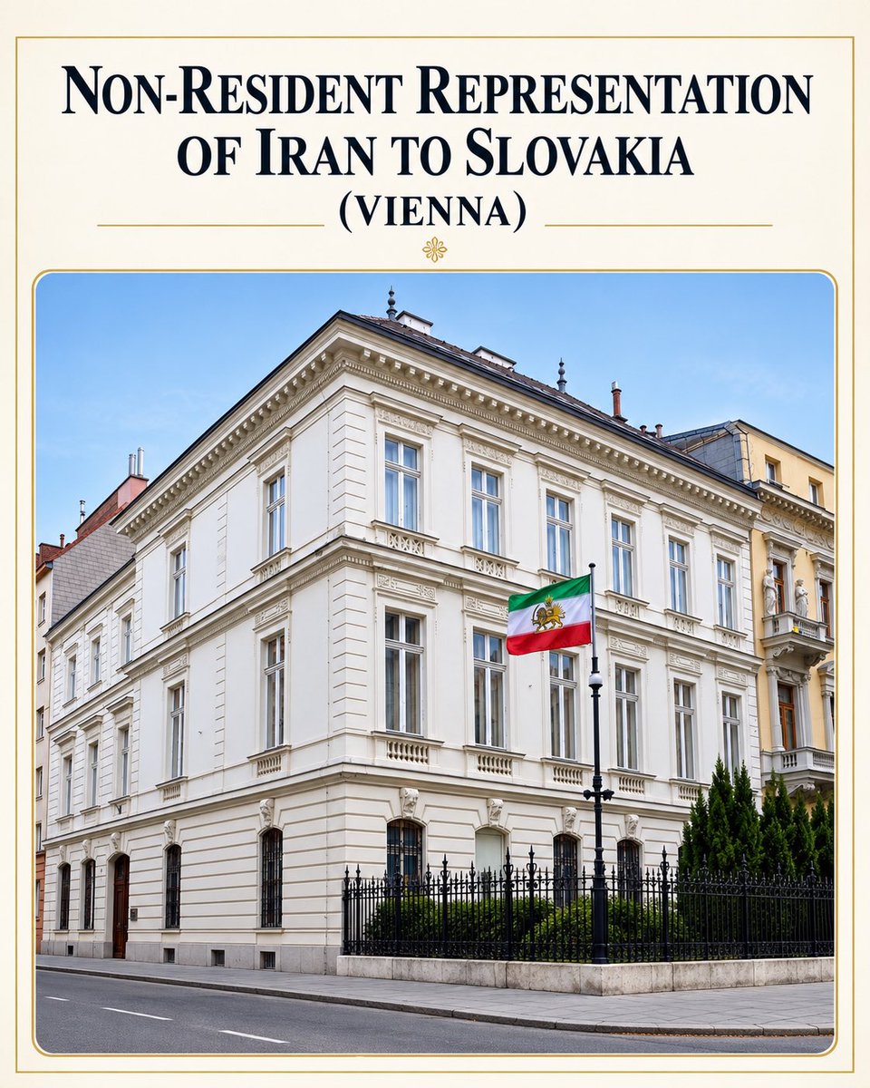 EllaDghn's tweet photo. 🇸🇰 FORMAL APPEAL TO THE SLOVAK REPUBLIC

@PellegriniP_ @RobertFicoSVK @SlovakiaMFA

The Islamic Republic currently maintains non-resident diplomatic representation to Slovakia through its embassy in Vienna.

We, Iranians, formally call on the Slovak Republic to:

End the accreditation of the Islamic Republic’s current non-resident diplomatic representation to Slovakia.

Recognize Crown Prince Reza Pahlavi as the political authority to nominate Iran’s transitional diplomatic representatives.

Establish the legal path for transitional Iranian representation to the Slovak Republic under his leadership.

Apply Slovakia’s existing procedures for agrément, credentials and accreditation to those representatives.

The Slovak Republic already has the constitutional and diplomatic framework required for this process.

President Peter Pellegrini is the current President of the Slovak Republic and, under Slovakia’s constitutional system, receives heads of foreign diplomatic missions. 

Prime Minister Robert Fico currently heads the Slovak Government. 

Foreign Minister Juraj Blanár leads the Ministry of Foreign and European Affairs, while the Ministry’s Diplomatic Protocol Department manages the formal diplomatic process and accreditation of foreign missions. 

This request concerns the future diplomatic representation of Iran and the Iranian people, separate from the institutions and current representation of the Islamic Republic.

We therefore formally call on President Peter Pellegrini @PellegriniP_, Prime Minister Robert Fico @RobertFicoSVK, and @SlovakiaMFA to use Slovakia’s existing diplomatic procedures to end the Islamic Republic’s current accreditation and establish the legal path for transitional Iranian representation nominated under the leadership of Crown Prince Reza Pahlavi.

Slovakia already has the legal mechanism.
The request is to apply it to Iran’s future representation.

#IranEmbassiesToPahlavi