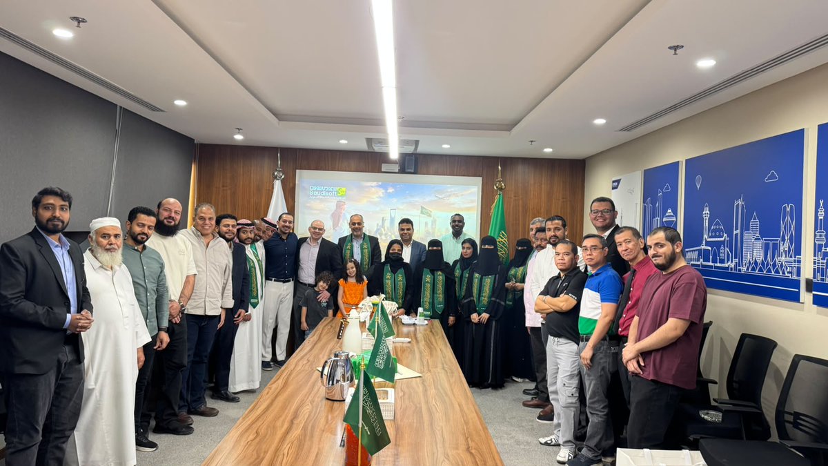 Saudisoft's tweet photo. Celebrating Saudi National Day from our Riyadh office 🇸🇦
Proud to be part of Saudi Arabia’s journey of progress and innovation.

نحتفل باليوم الوطني السعودي من مكتبنا في الرياض 🇸🇦
فخورون بكوننا جزءًا من مسيرة المملكة نحو التقدم والابتكار. https://t.co/vR58Mf9AL2