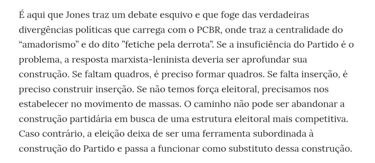 DEMMCOMUNA's tweet photo. Essa parada aqui é q me pega, ñ vou falar do jones aqui, mas sim de "construir" o partido, de fato os comunistas são amadores, ou se preferir, artesanais, acho q o problema do texto do cmrd, "se falta quadros é só  formar" quantas formações nacionais tivemos? + https://t.co/gaUh2apNGd