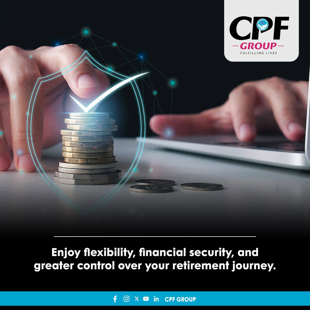 CPF_Group's tweet photo. Enjoy a steady retirement income while keeping your savings invested for potential growth. Income Drawdown offers flexibility, sustainability, and the opportunity to make your retirement savings last longer. CPF Asset Managers is here to guide your retirement journey. https://t.co/3jjtfkrPe8