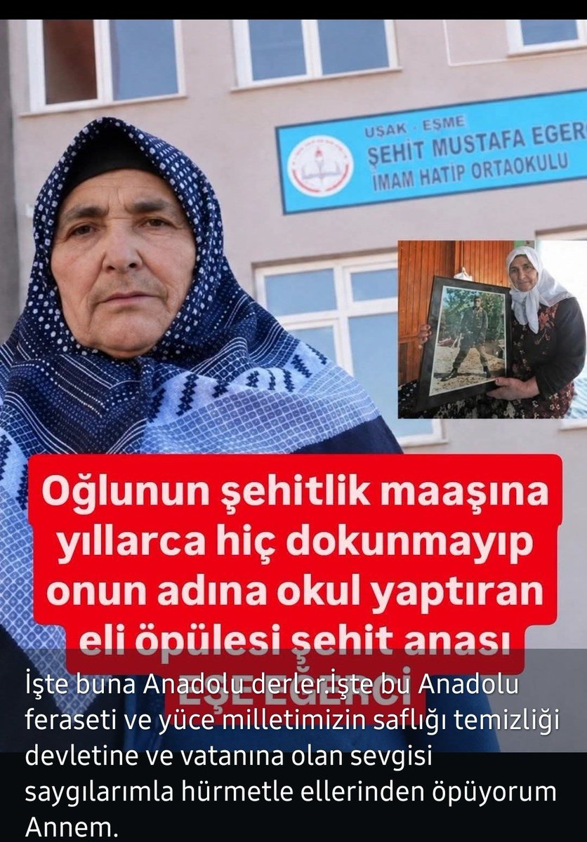 muhammetkara42's tweet photo. ELERİNDEN ÖPTÜM ANAM......YUKARIDAKİLERDE BULMUŞLAR BİR DENİZ YE BABAM YE.....BU ÜLKEYE SENİN GİBİ CEFAKAR İNSANLAR LAZIM......
🇹🇷🤘🌹❣️🇹🇷🤘🌹❣️🇹🇷🤘🌹❣️🇹🇷🤘🇹🇷 https://t.co/zLoNuzJqeu