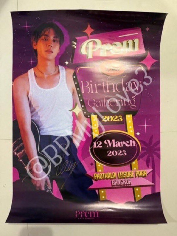 BPMyLove3's tweet photo. ปล่อยโปสเตอร์ลายเซ็นต์สดเปรม 🪩✨

📮ราคา 550.- (ไม่รวมส่ง) ทัก DM มาขอดูรูปเพิ่มเติมได้นะคะ🙇🏼‍♀️

#ตลาดนัดบุ๋นเปรม https://t.co/MuErNGFujf