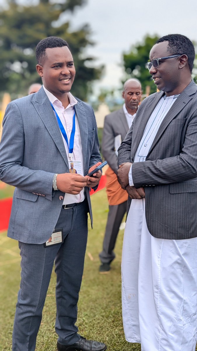 AlexBisanga's tweet photo. Hon. Kyalimpa Jovent, PO 105 &amp; PLU Coordinator, Kyegegwa District, together with investigative journalist Canary Mugume of NBS Television, at Karuziika Palace, Fort Portal City, for the historic coronation of His Majesty King Edward Rukidi Nyabongo I. 👑🇺🇬 https://t.co/PXa1LHICsD