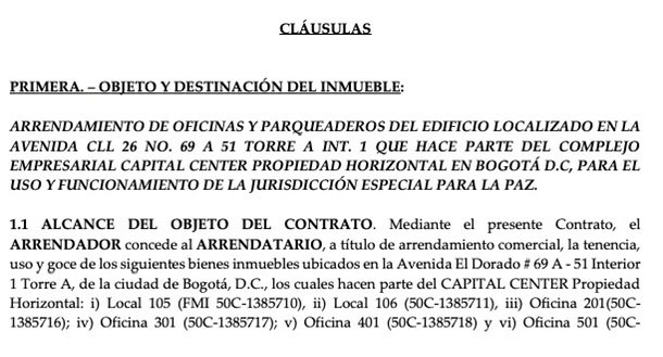 MaclaPosada's tweet photo. El derroche de la JEP en contratos de arrendamiento no para.

Además de haber contratado el edificio "Torre Squadra" por $160.005 millones entre 2017-2026, incluyendo los primeros contratos suscritos por el Fondo Colombia en Paz, en 2024 la JEP contrató una SEGUNDA SEDE por $10.730 millones entre 2024-2026.

Recordemos que la Agencia Virgilio Barco justificó la elección de "Torre Squadra" en 2017 porque la JEP debía funcionar en una sola sede, razón por la que descartaron otras opciones más baratas que incluían varios edificios. Pero, en últimas, eso terminó pasando.

La JEP argumentó que su planta de personal había crecido a 1.455 personas en 2024, por lo cual debían ubicar los 402 cargos sobrantes de la Unidad de Investigación en otra sede. En 2017, cuando la Agencia Virgilio Barco seleccionó "Torre Squadra" proyectó una nómina de 1.057 personas.

Esta es una dinámica perversa con los recursos públicos: dispararon la nómina para justificar la contratación de una nueva sede. 

Para haber terminado fraccionados, se hubiera podido elegir desde el inicio una sede principal más barata y distribuida en varios edificios, como ocurre con gran parte de las entidades del Estado.

Y aún así tienen el descaro de poner el grito en el cielo por un recorte de $170.000 millones para 2027.