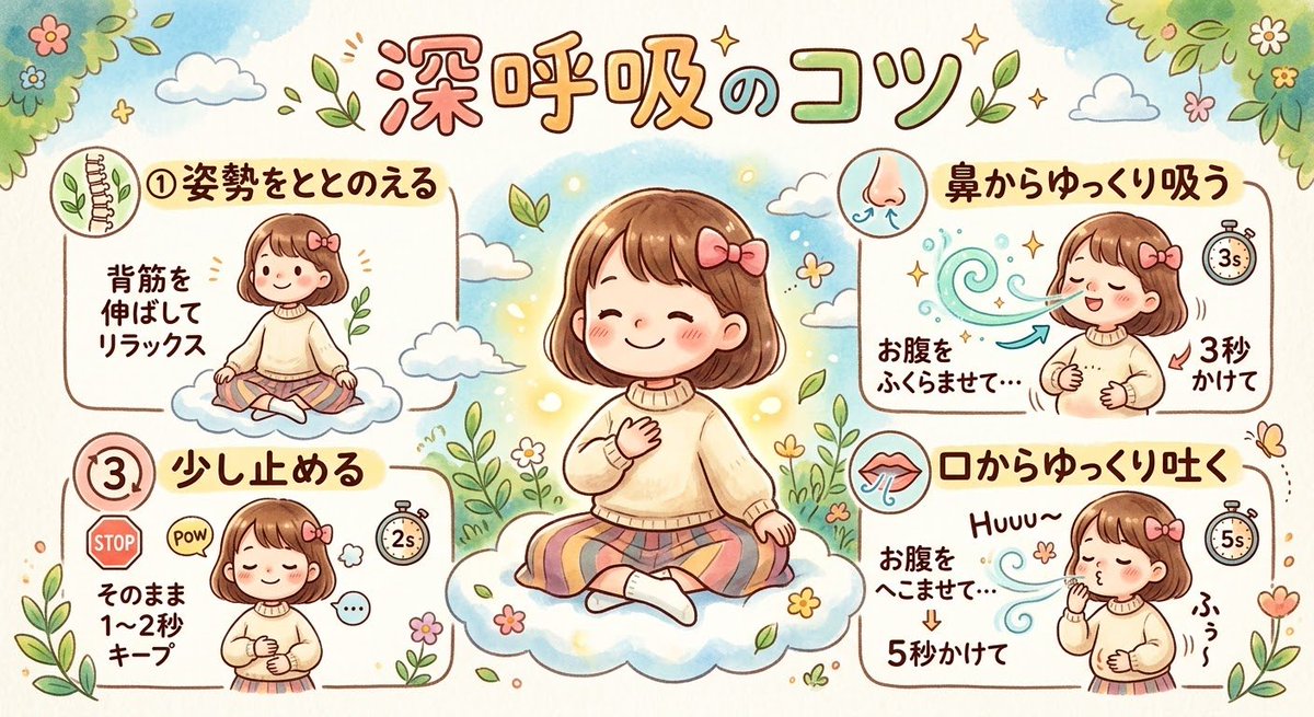 T_changemama's tweet photo. 運動しても食事制限してもマジで痩せなかったのに、理学療法士のパパに言われて「あること」意識したら一気に体脂肪落ち始めた…😭
​それが【呼吸】だったの。

​痩せ体質に変わる「深呼吸のコ��」画像にまとめたから、何やっても痩せない人は今夜試してみて！ https://t.co/J7AIG4T3n3