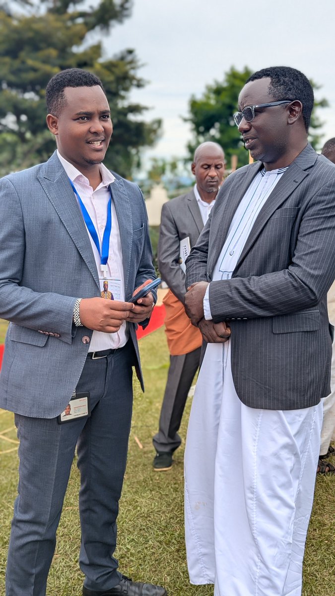 AlexBisanga's tweet photo. Hon. Kyalimpa Jovent, PO 105 &amp; PLU Coordinator, Kyegegwa District, together with investigative journalist Canary Mugume of NBS Television, at Karuziika Palace, Fort Portal City, for the historic coronation of His Majesty King Edward Rukidi Nyabongo I. 👑🇺🇬 https://t.co/PXa1LHICsD